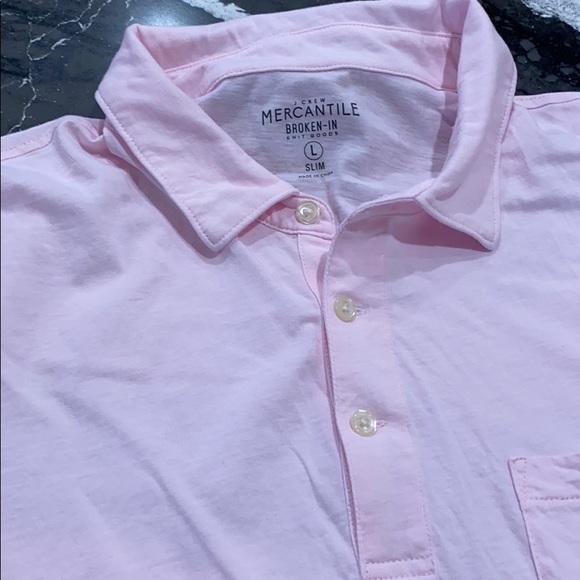 Men’s J Crew Mercantile Knit Polo Large Slim - Picture 2 of 5